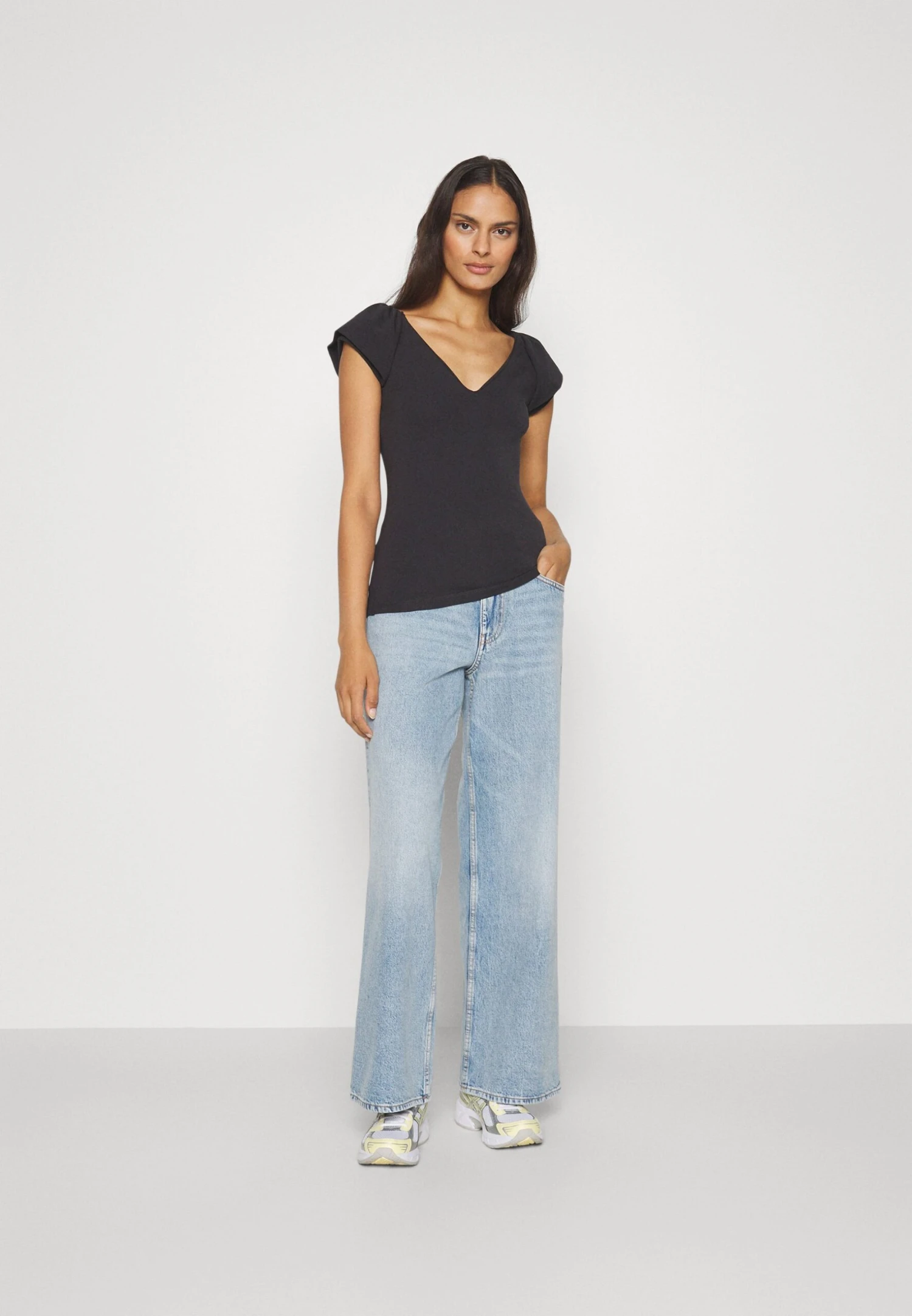 Anna Field T-Shirt Basic - Black 5 Anna Field T-Shirt Basic - Black - Afbeelding 5