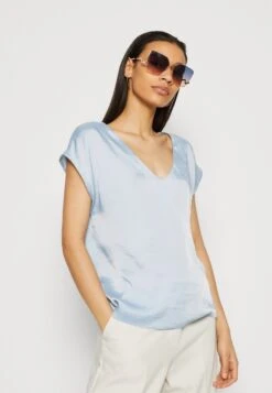 Anna Field T-Shirt Basic - Light Blue -Anna Field 0d81a9fac77c4c5dabef03d4d45d43c6