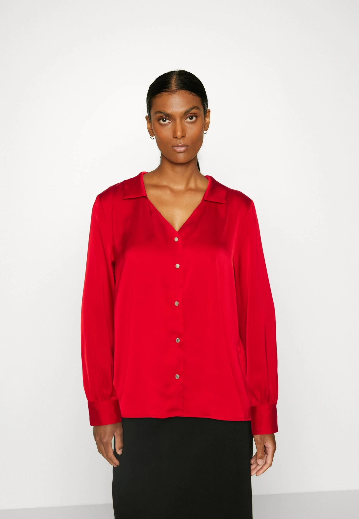 Anna Field Overhemdblouse - Red 1 Anna Field Overhemdblouse - Red