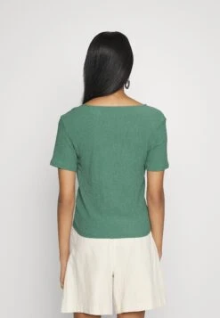 T-Shirt Basic - Dark Green 9 T-Shirt Basic - Dark Green -Anna Field 12b33886a654495a88cd033d578e0bce