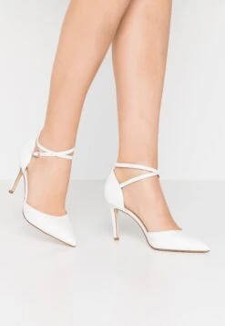 Anna Field Leather Pumps - Hoge Hakken - White