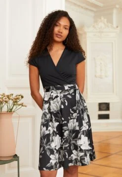 Anna Field Jerseyjurk - Black/Grey/White