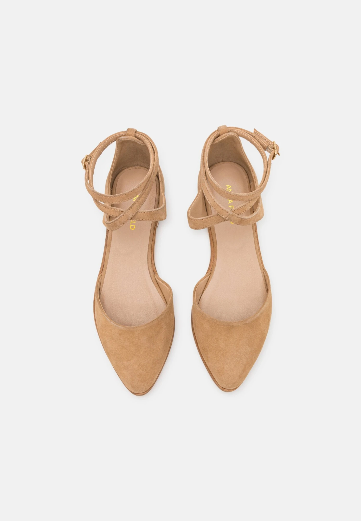 Anna Field Leather- Ballerina'S Met Enkelbandjes - Beige 6 Anna Field Leather- Ballerina'S Met Enkelbandjes - Beige - Afbeelding 6