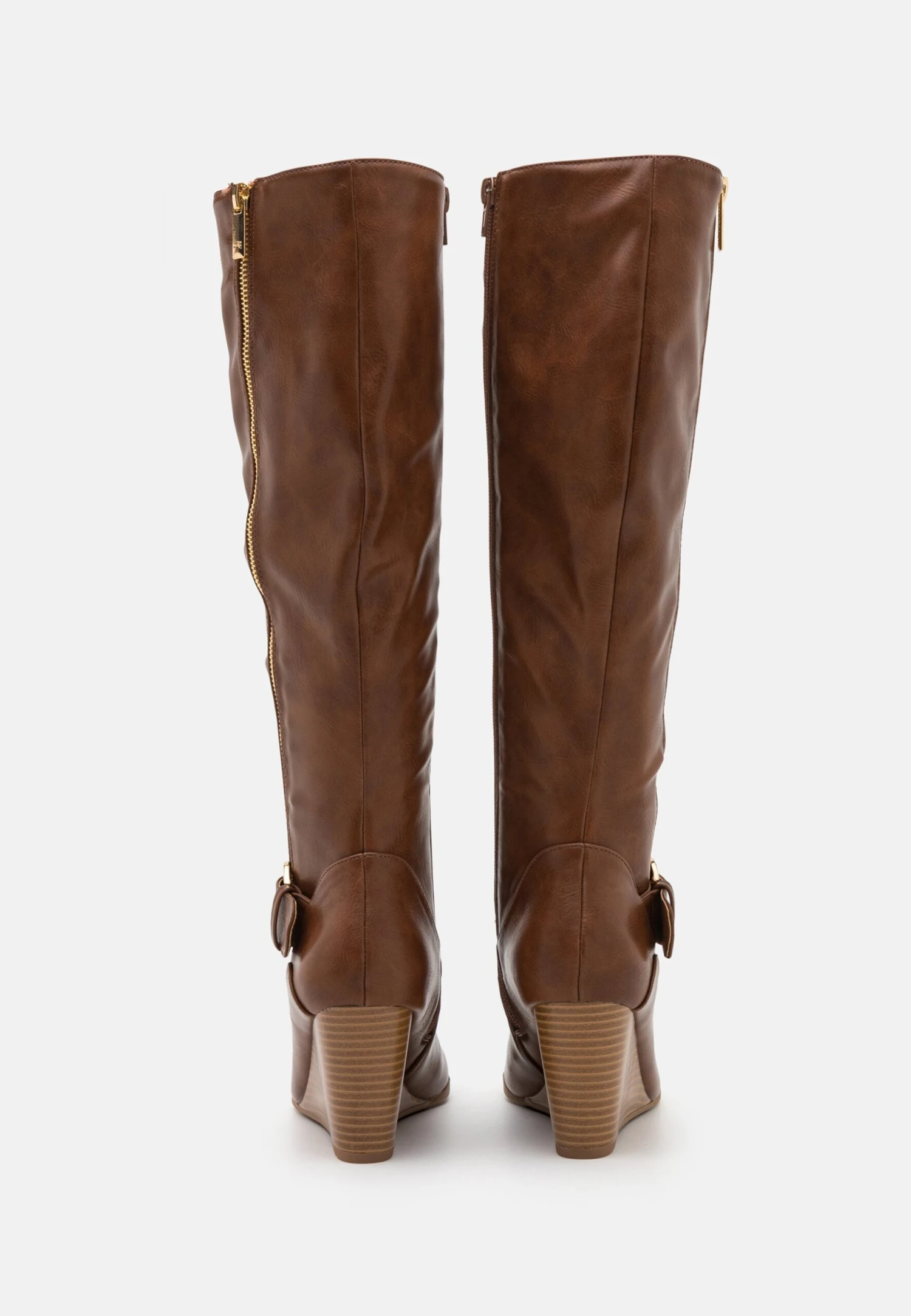 Anna Field Laarzen Met Sleehak - Cognac 4 Anna Field Laarzen Met Sleehak - Cognac - Afbeelding 4