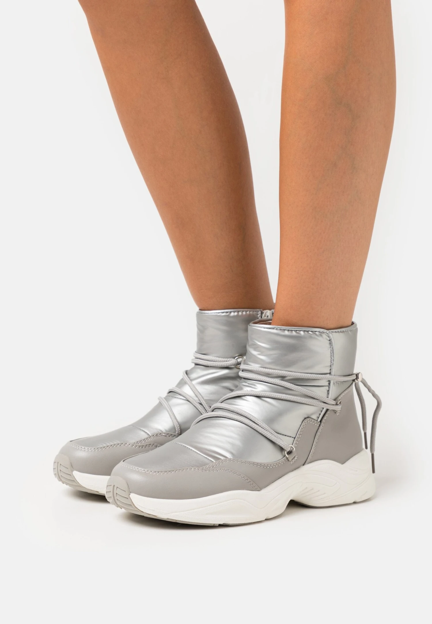 Anna Field Korte Laarzen - Gunmetal 1 Anna Field Korte Laarzen - Gunmetal