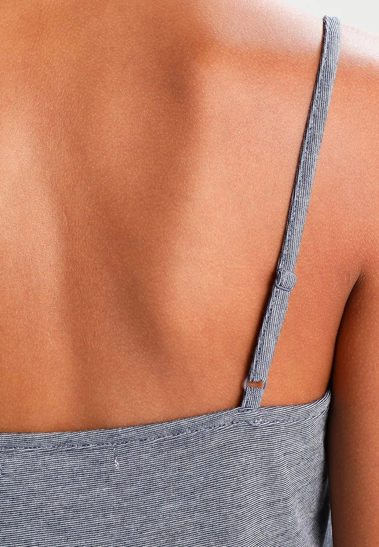 Anna Field Sarah Short Pj Set- Pyjama - Off-White/Dark Blue 4 Anna Field Sarah Short Pj Set- Pyjama - Off-White/Dark Blue - Afbeelding 4