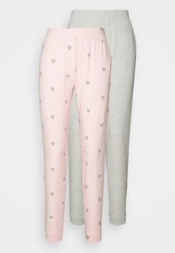 Anna Field 2 Pack - Pyjamabroek - Pink/Grey -Anna Field 4ce23d4b601c4890b389dc9f532fa111
