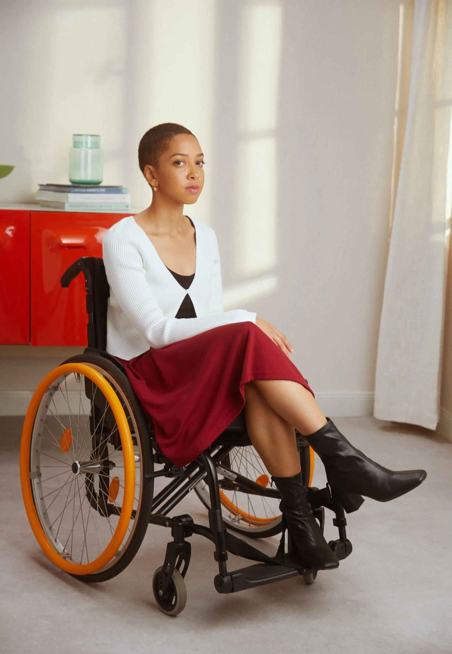 Anna Field Plooirok - Red 2 Anna Field Plooirok - Red - Afbeelding 2