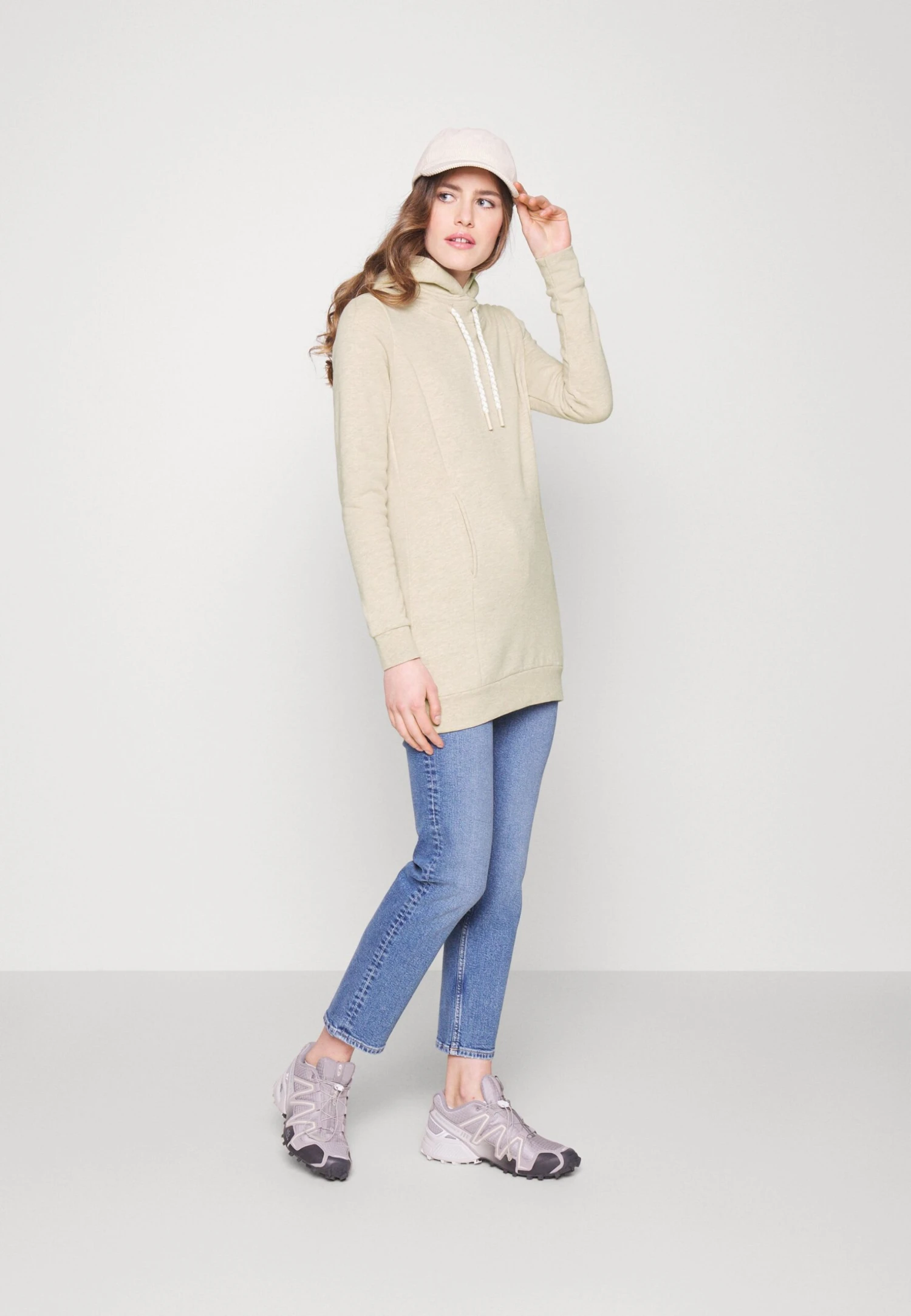 Hoodie - Mottled Beige 2 Hoodie - Mottled Beige - Afbeelding 2
