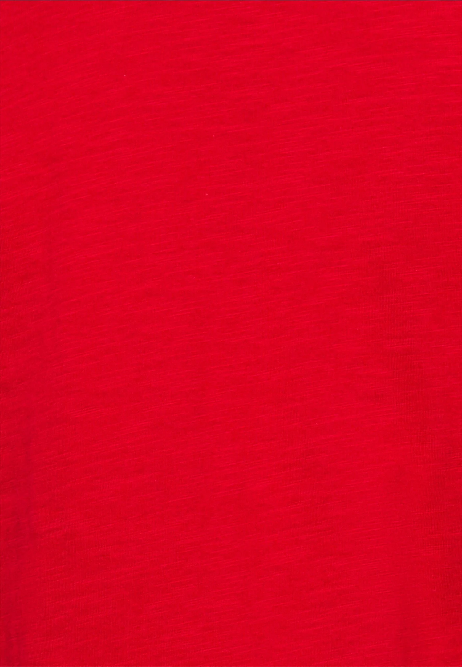 Slub Jersey- T-Shirt Basic - Red 3 Slub Jersey- T-Shirt Basic - Red - Afbeelding 3