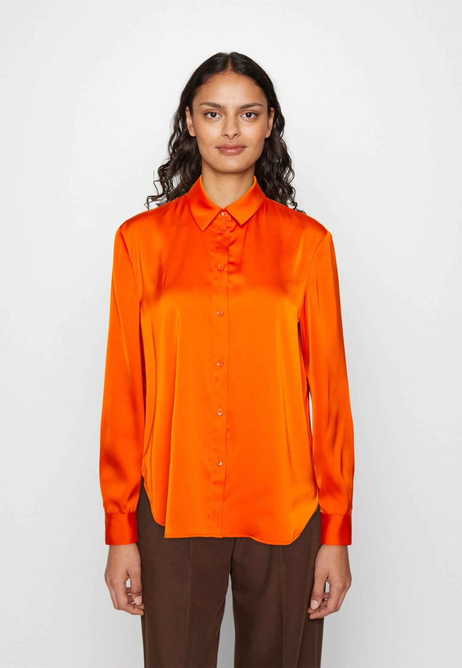 Anna Field Overhemdblouse - Orange 1 Anna Field Overhemdblouse - Orange