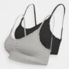 Anna Field Maternity Seamless Bra 2 Pack - Bustier - Grey/Black