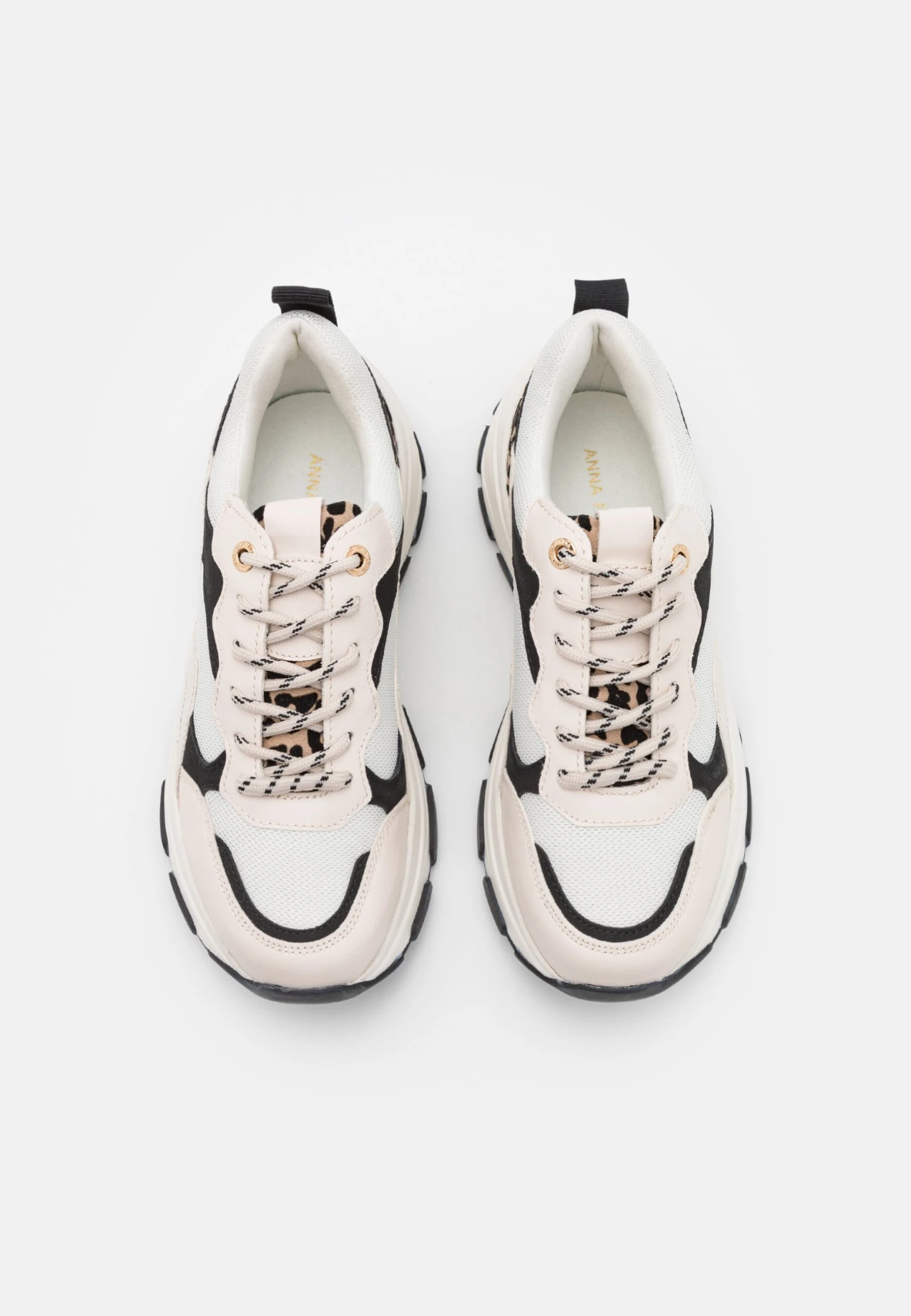 Anna Field Sneakers Laag - Black/Beige 6 Anna Field Sneakers Laag - Black/Beige - Afbeelding 6