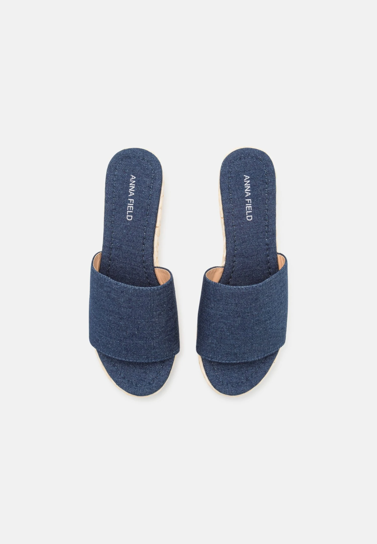 Anna Field Muiltjes Met Hak - Blue Denim 6 Anna Field Muiltjes Met Hak - Blue Denim - Afbeelding 6