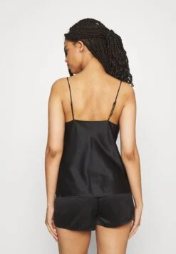 Anna Field Simple Satin Short Set - Pyjama - Black -Anna Field 722ca56a9ee2439f909f606ecf6a7ffe