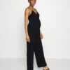 Strappy Drappy Cintered- Jumpsuit - Black