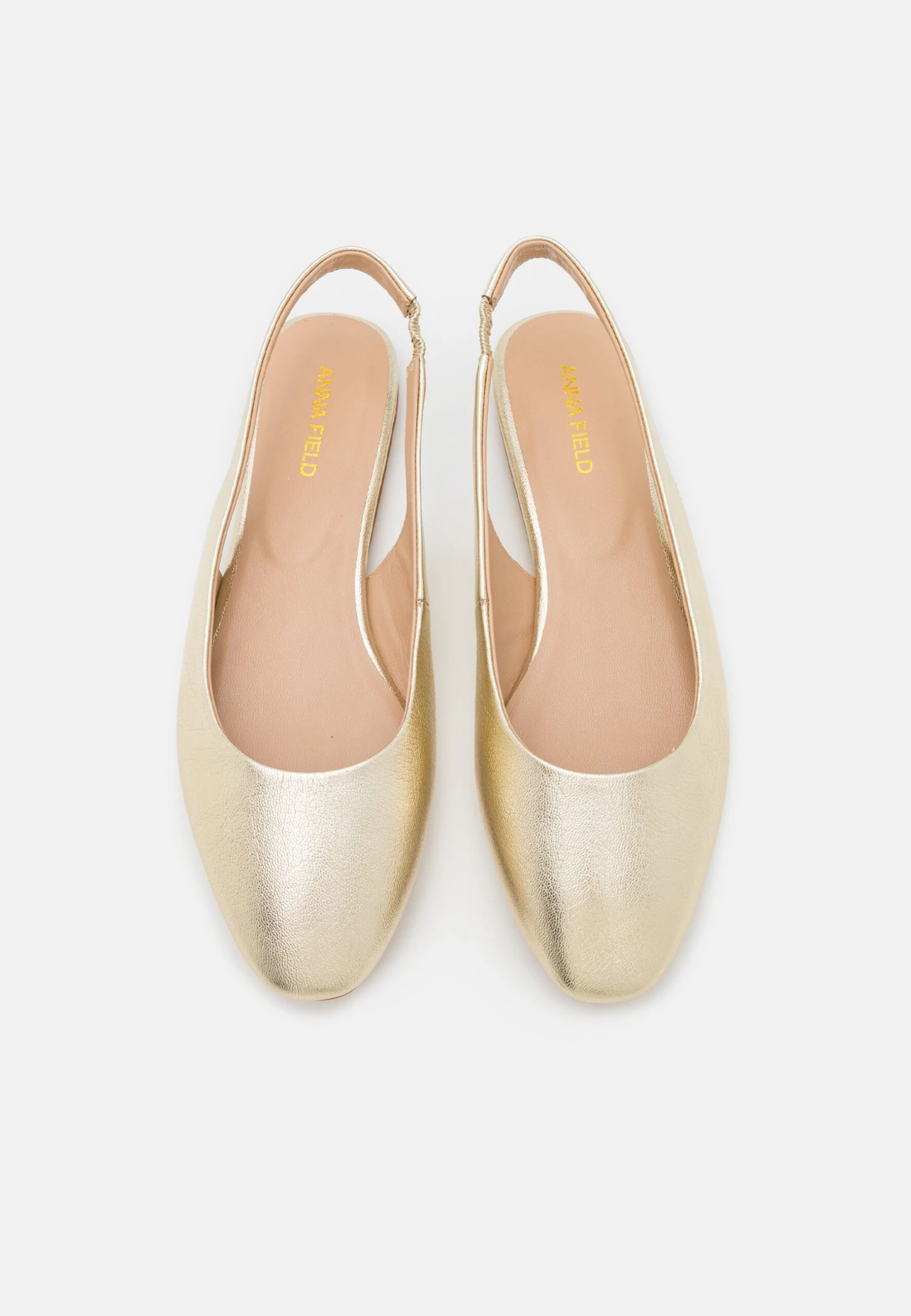 Anna Field Leather - Slingback Ballerina´S - Gold 6 Anna Field Leather - Slingback Ballerina´S - Gold - Afbeelding 6