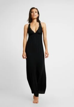 Anna Field Anna Long Viscose Dress- Nachtjapon - Black