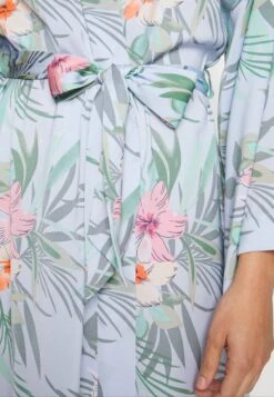 Anna Field Floral Robe - Badjas - Blue -Anna Field 997130518deb46f2bc1f996a410ba74e