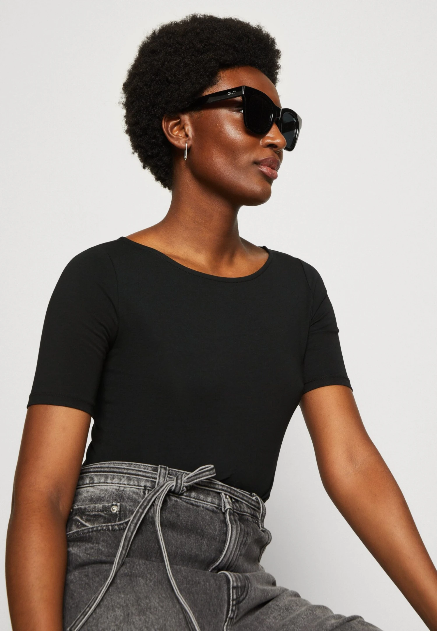 Anna Field T-Shirt Print - Black/Black 5 Anna Field T-Shirt Print - Black/Black - Afbeelding 5