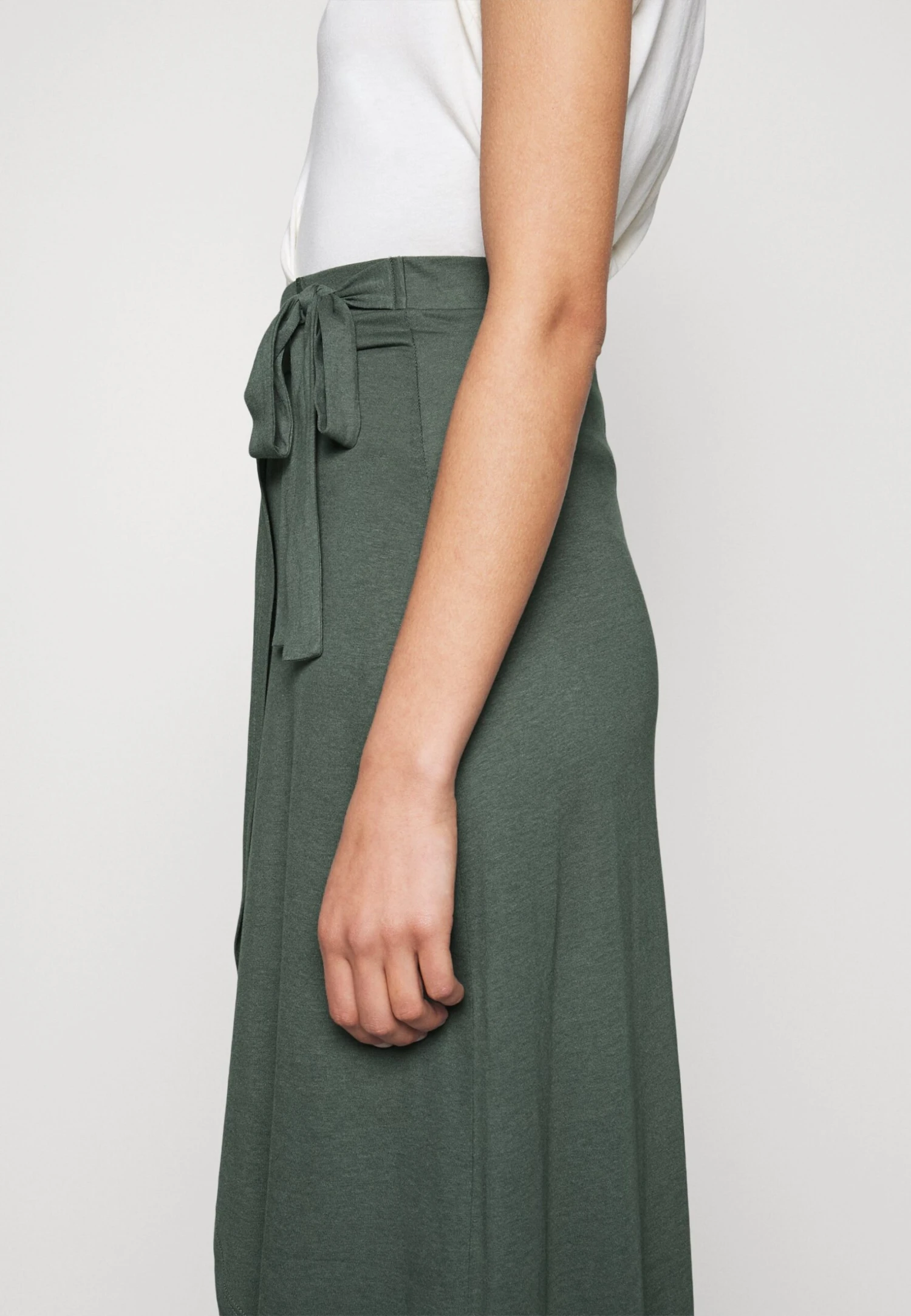 Anna Field Basic Wrap Over Midi Skirt- A-Lijn Rok - Light Green 5 Anna Field Basic Wrap Over Midi Skirt- A-Lijn Rok - Light Green - Afbeelding 5