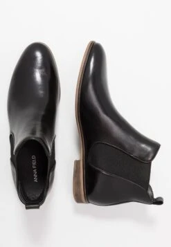 Anna Field Leather- Korte Laarzen - Black -Anna Field a305a246226c4dae94ffbeea8dc50f85