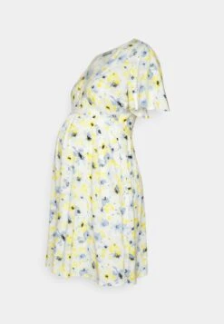 Woven Chiffon Wrap Dress- Jurk -White/Light Blue -Anna Field a5629230fc1846ff9a39afd41bdfc9b8