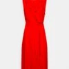 Anna Field Volant Midi Dress - Jurk - Red