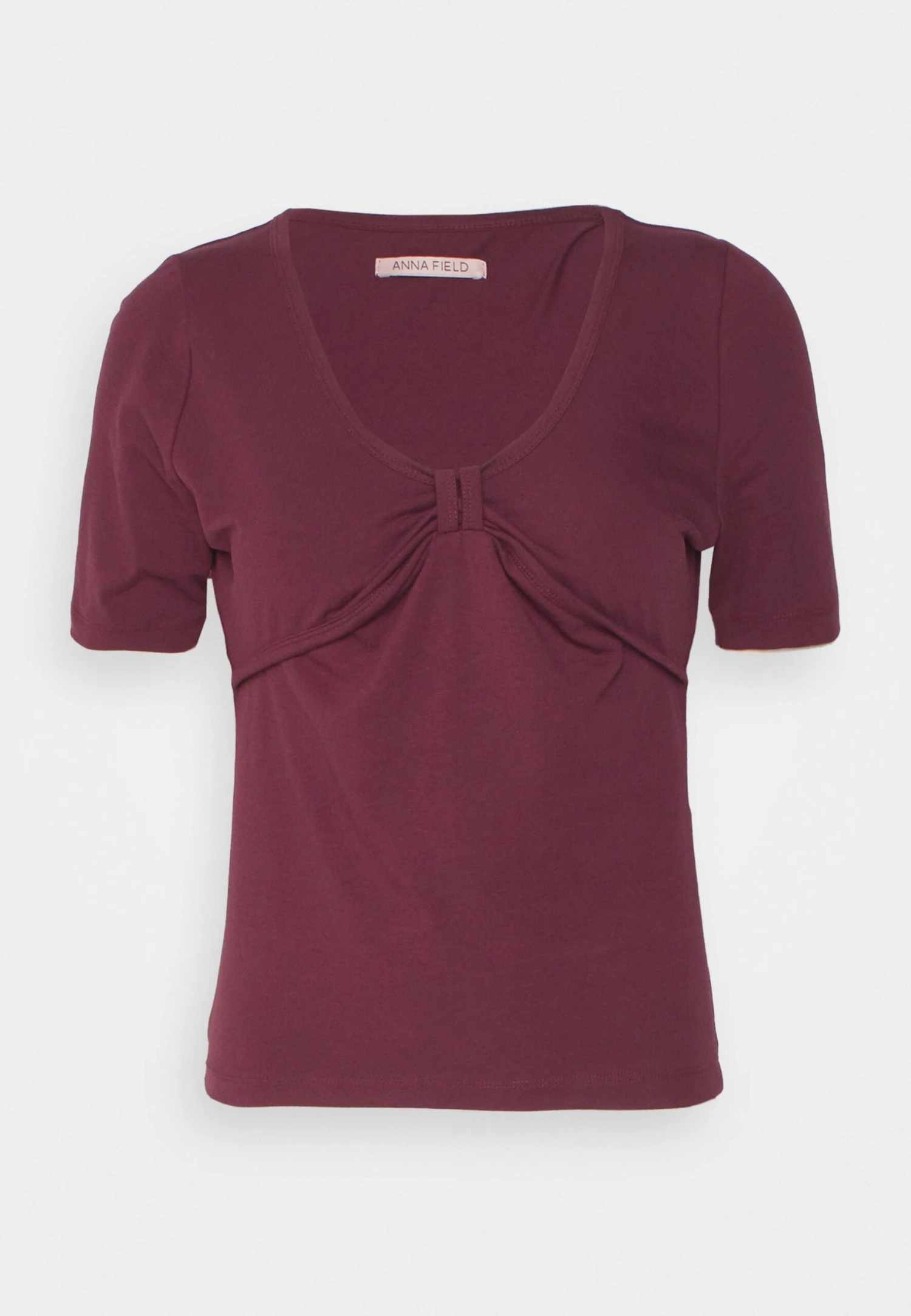 Anna Field T-Shirt Basic - Dark Red 6 Anna Field T-Shirt Basic - Dark Red - Afbeelding 6
