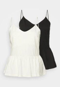 Anna Field 2 Pack - Top - Black/White 14 Anna Field 2 Pack - Top - Black/White -Anna Field b01bd0731a454f70aca73deec15df6ed