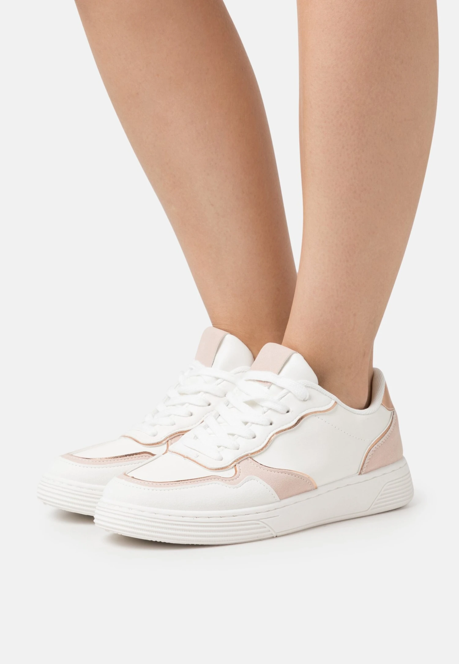 Anna Field Sneakers Laag - White/Rose Gold Coloured 1 Anna Field Sneakers Laag - White/Rose Gold Coloured