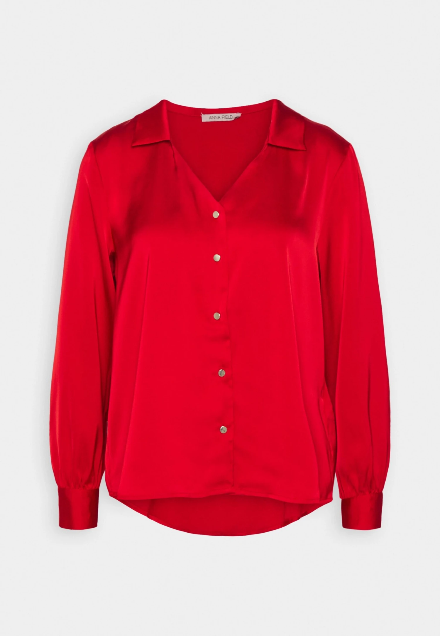 Anna Field Overhemdblouse - Red 4 Anna Field Overhemdblouse - Red - Afbeelding 4