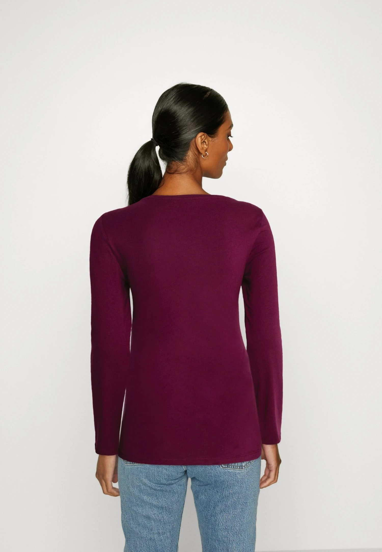 Anna Field 2 Pack - Longsleeve - Dark Red/Black 3 Anna Field 2 Pack - Longsleeve - Dark Red/Black - Afbeelding 3