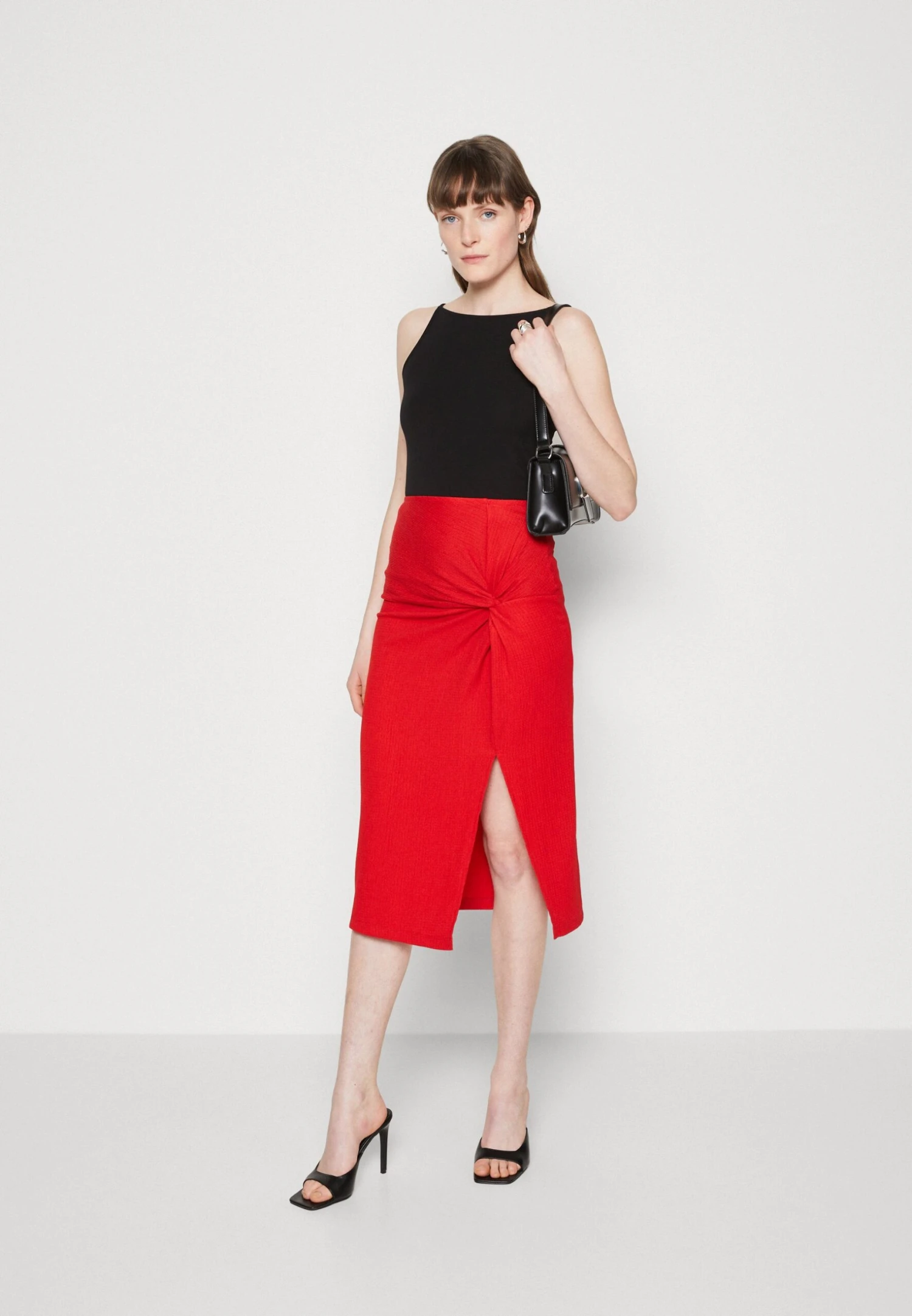 Anna Field Kokerrok - Red 2 Anna Field Kokerrok - Red - Afbeelding 2