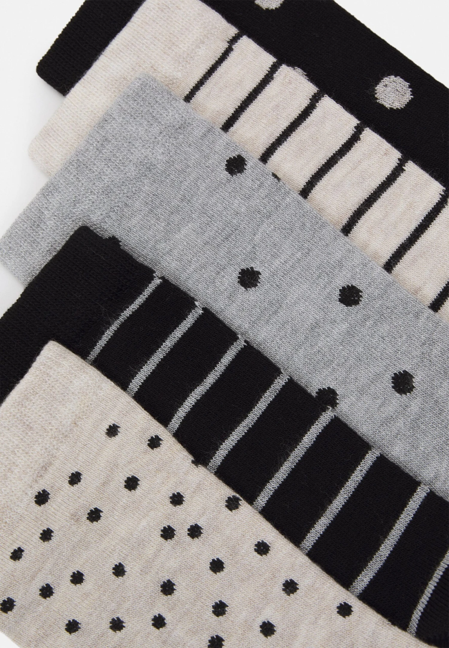 Anna Field 5 Pack - Sokken - Grey/Black 2 Anna Field 5 Pack - Sokken - Grey/Black - Afbeelding 2