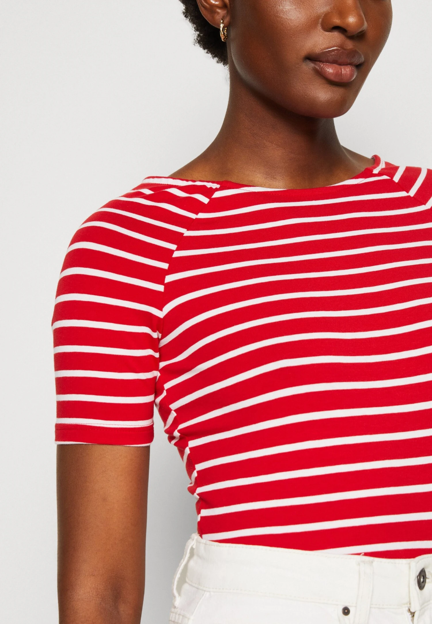 Anna Field T-Shirt Print - Red/White 6 Anna Field T-Shirt Print - Red/White - Afbeelding 6