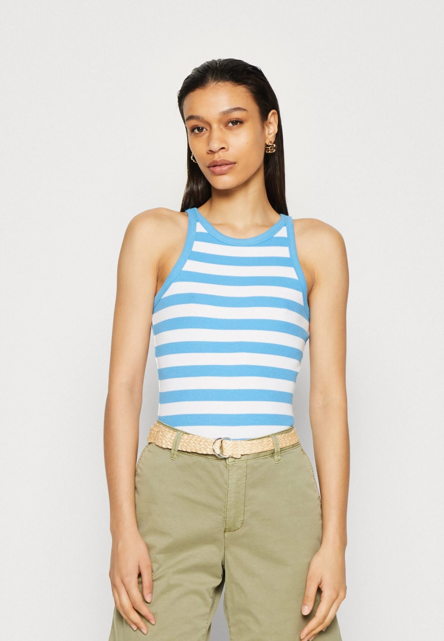 Anna Field 2 Pack - Top - Blue/White/White 4 Anna Field 2 Pack - Top - Blue/White/White - Afbeelding 4