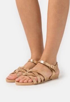 Leather - Sandalen - Gold