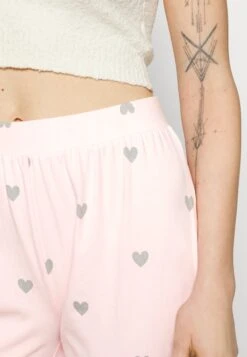 Anna Field 2 Pack - Pyjamabroek - Pink/Grey -Anna Field d9fddd3428d240ba9aae213c2ce28d7e