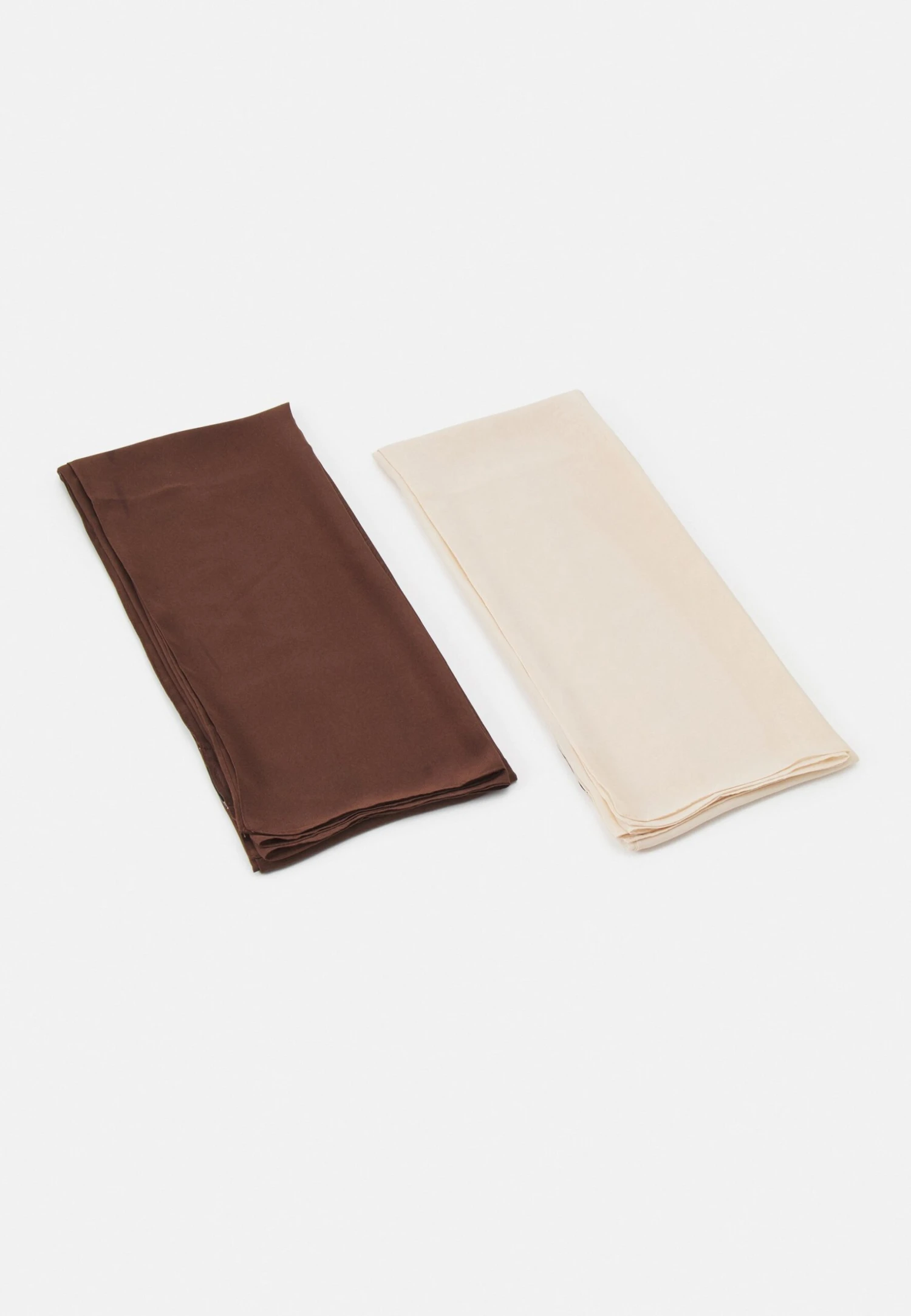 Anna Field 2 Pack - Hoofdbedekking - Off-White/Brown 1 Anna Field 2 Pack - Hoofdbedekking - Off-White/Brown