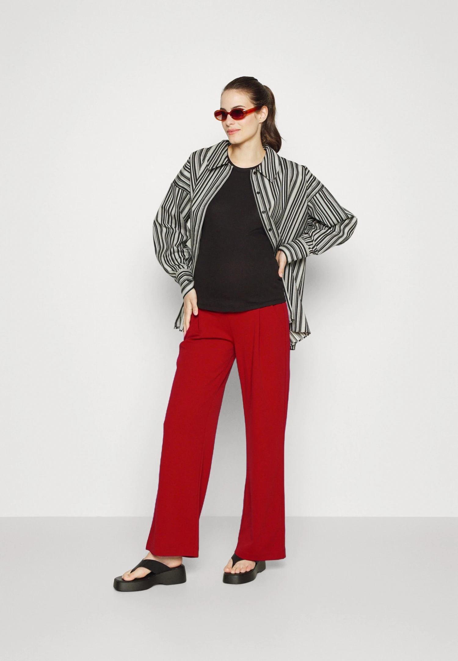 Broek - Dark Red 2 Broek - Dark Red - Afbeelding 2