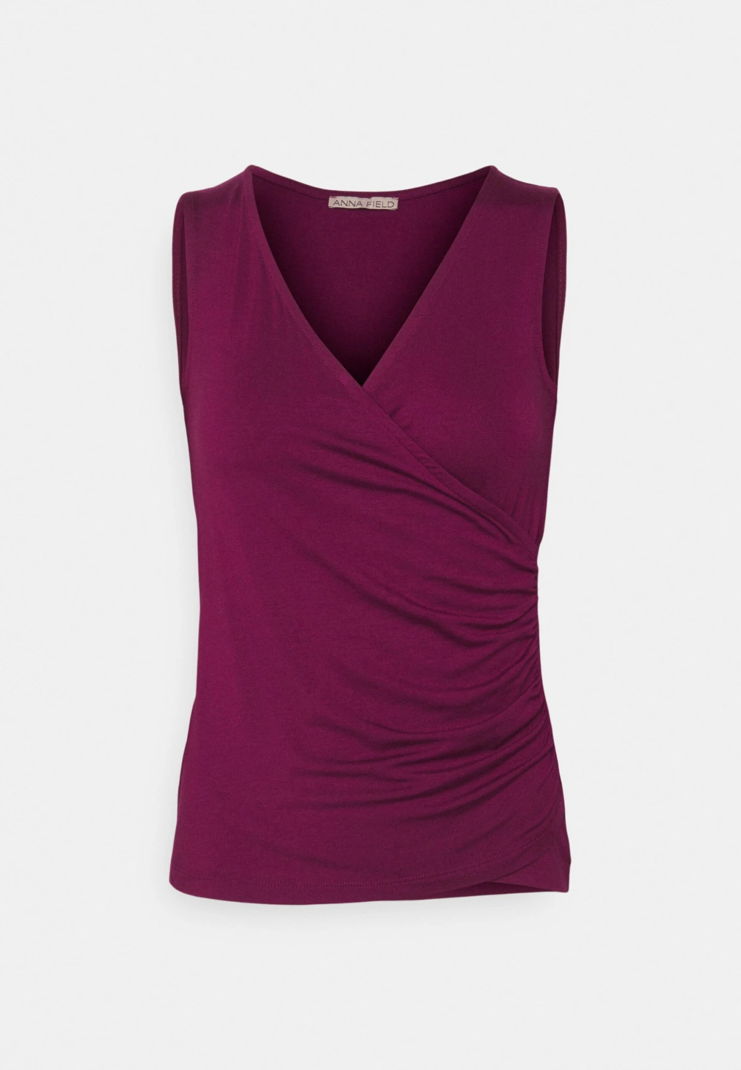 Anna Field Top - Dark Red 1 Anna Field Top - Dark Red