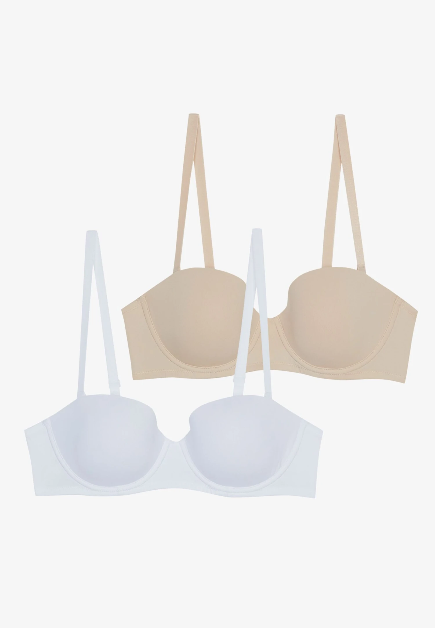 Anna Field 2 Pack - Strapless Bh - White/Nude 4 Anna Field 2 Pack - Strapless Bh - White/Nude - Afbeelding 4