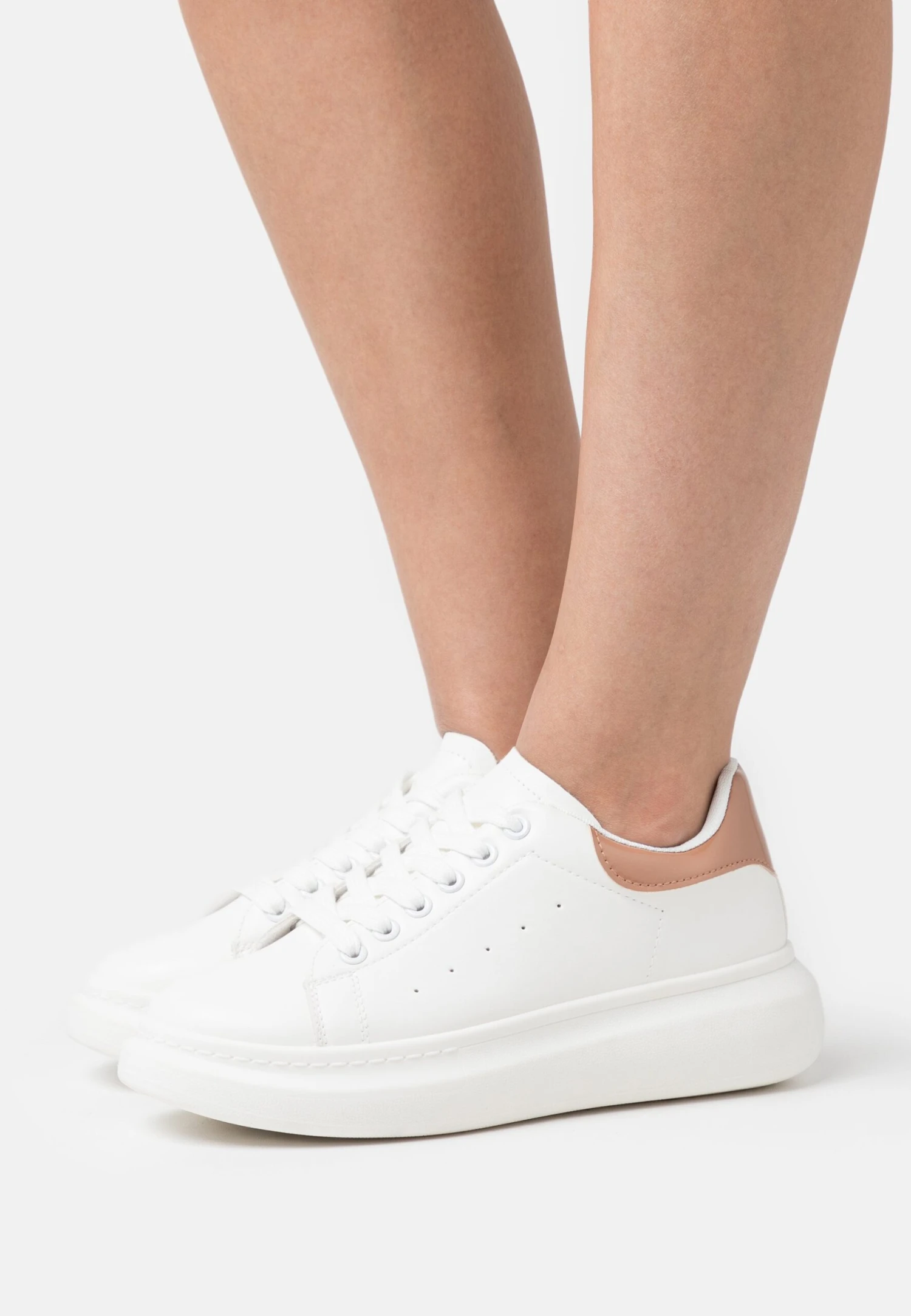 Anna Field Sneakers Laag - White/Light Pink 1 Anna Field Sneakers Laag - White/Light Pink