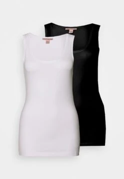 2 Pack - Top - White/Black