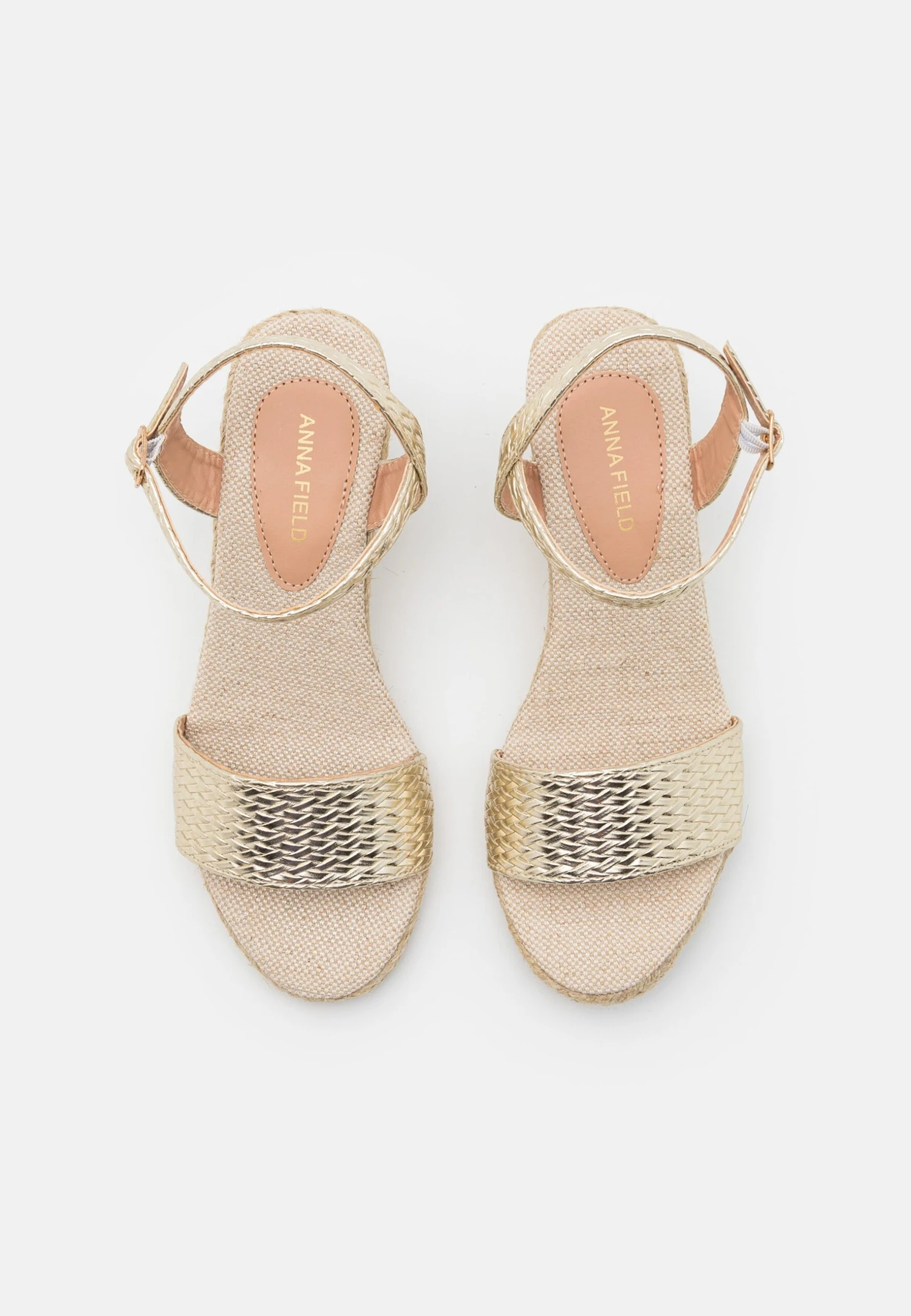 Anna Field Sandalen Met Sleehak - Gold 6 Anna Field Sandalen Met Sleehak - Gold - Afbeelding 6