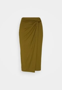 Anna Field Front Knot Midi Skirt - Kokerrok - Khaki 10 Anna Field Front Knot Midi Skirt - Kokerrok - Khaki -Anna Field f1bd396162034cf88007b332d4b9f049