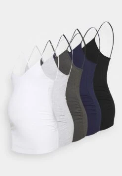 5 Pack - Top - Black/Dark Blue/White -Anna Field f486f74bfc084d0598c2da9d903cfa72