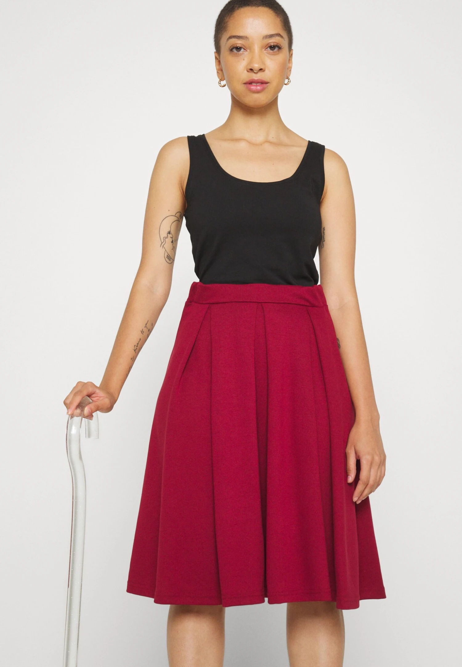 Anna Field Plooirok - Red 6 Anna Field Plooirok - Red - Afbeelding 6